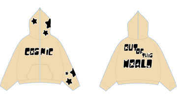 Cosmic Friends Onesie in White main image 1